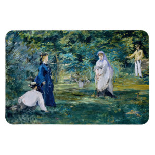 Edouard Manet - Ein Krocketspiel Magnet