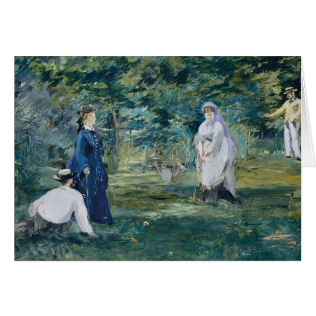 Edouard Manet - Ein Spiel des Krokets (Vorderseite (Horizontal))