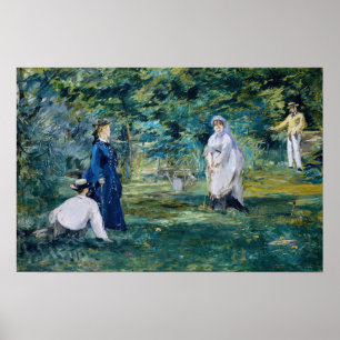 Edouard Manet - Ein Spiel des Krokets Poster