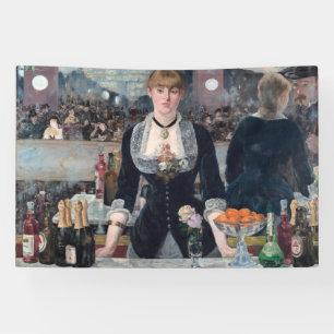 Edouard Manet - Eine Bar in den Folies-Bergere Banner