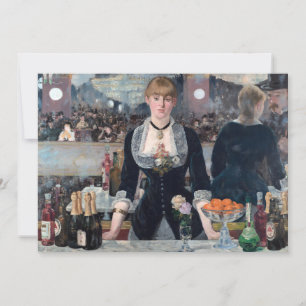 Edouard Manet - Eine Bar in den Folies-Bergere Einladung