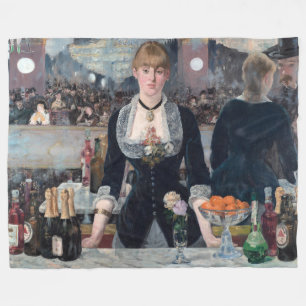 Edouard Manet - Eine Bar in den Folies-Bergere Fleecedecke