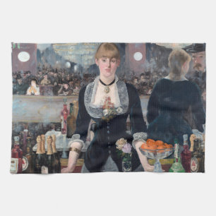 Edouard Manet - Eine Bar in den Folies-Bergere Geschirrtuch