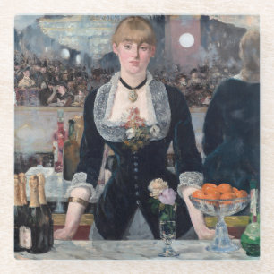 Edouard Manet - Eine Bar in den Folies-Bergere Glasuntersetzer