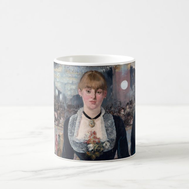 Edouard Manet - Eine Bar in den Folies-Bergere Kaffeetasse (Mittel)