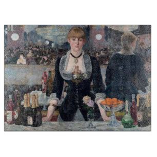 Edouard Manet - Eine Bar in den Folies-Bergere Schneidebrett