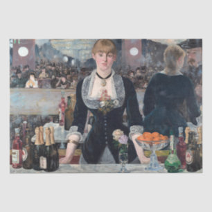 Edouard Manet - Eine Bar in den Folies-Bergere Seidenpapier