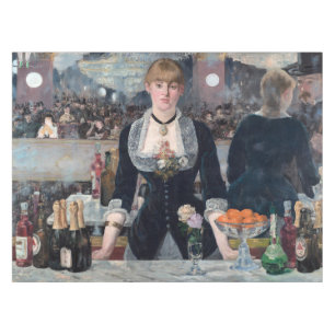 Edouard Manet - Eine Bar in den Folies-Bergere Tischdecke
