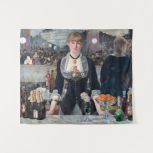 Edouard Manet - Eine Bar in den Folies-Bergere Wandteppich