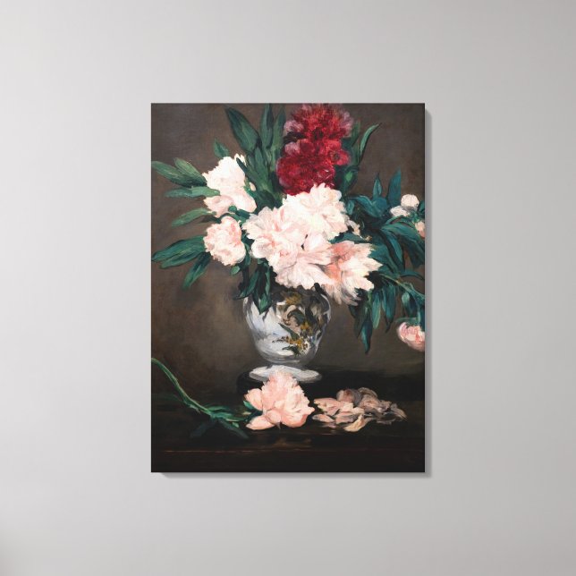 Edouard Manet - Erdweide auf kleinem Boden Leinwanddruck (Vorderseite)