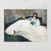 Edouard Manet - Frau mit einem Lüfter