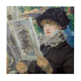 Edouard Manet - Frauen beim Lesen Fliese