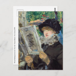 Edouard Manet - Frauen beim Lesen Postkarte