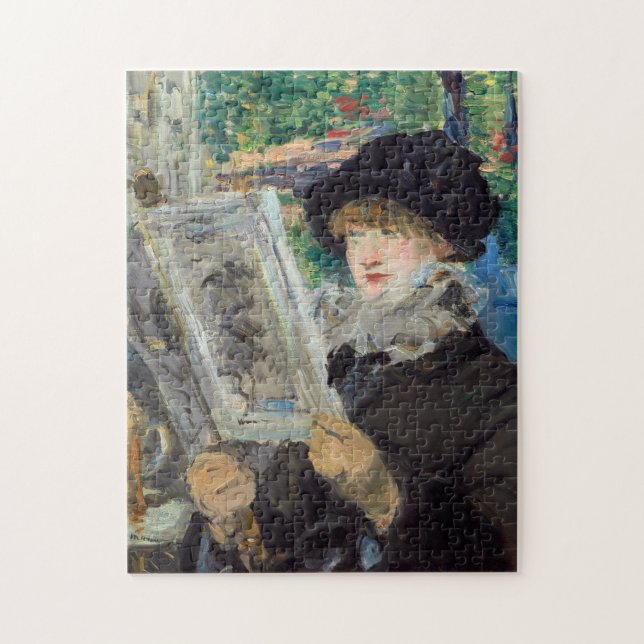 Edouard Manet - Frauen beim Lesen Puzzle (Vertikal)