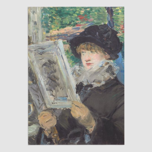 Edouard Manet - Frauen beim Lesen Seidenpapier (Von Creator hochgeladen)