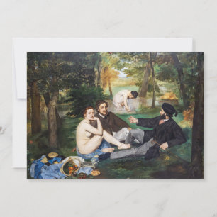Edouard Manet - Frühstück im Freien Einladung