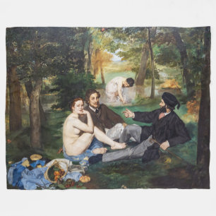 Edouard Manet - Frühstück im Freien Fleecedecke