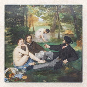 Edouard Manet - Frühstück im Freien Glasuntersetzer