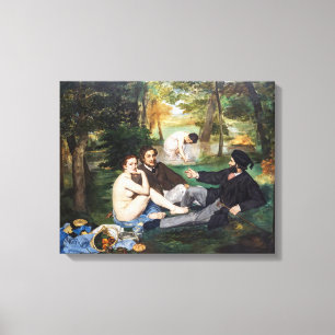 Edouard Manet - Frühstück im Freien Leinwanddruck