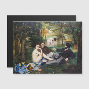 Edouard Manet - Frühstück im Freien Magnetkarte