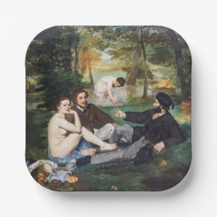 Edouard Manet - Frühstück im Freien Pappteller