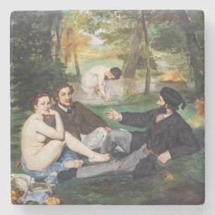Edouard Manet - Frühstück im Freien Steinuntersetzer