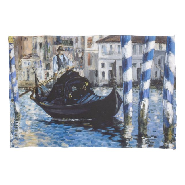 Edouard Manet - Grand Canal, Venedig Kissenbezug (Vorderseite)