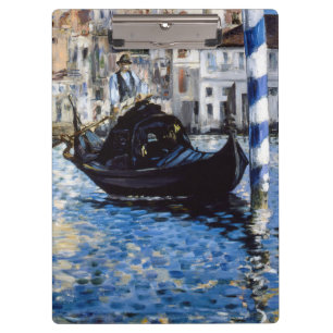 Edouard Manet - Grand Canal, Venedig Klemmbrett