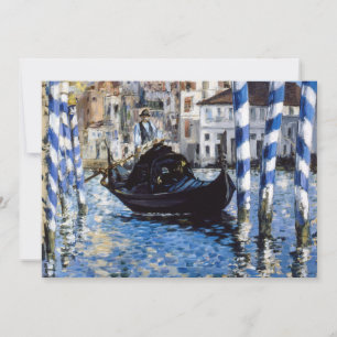 Edouard Manet - Großer Kanal, Venedig Dankeskarte