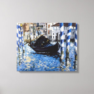 Edouard Manet - Großer Kanal, Venedig Leinwanddruck
