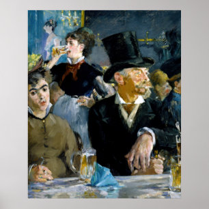 Edouard Manet - Im Café Poster