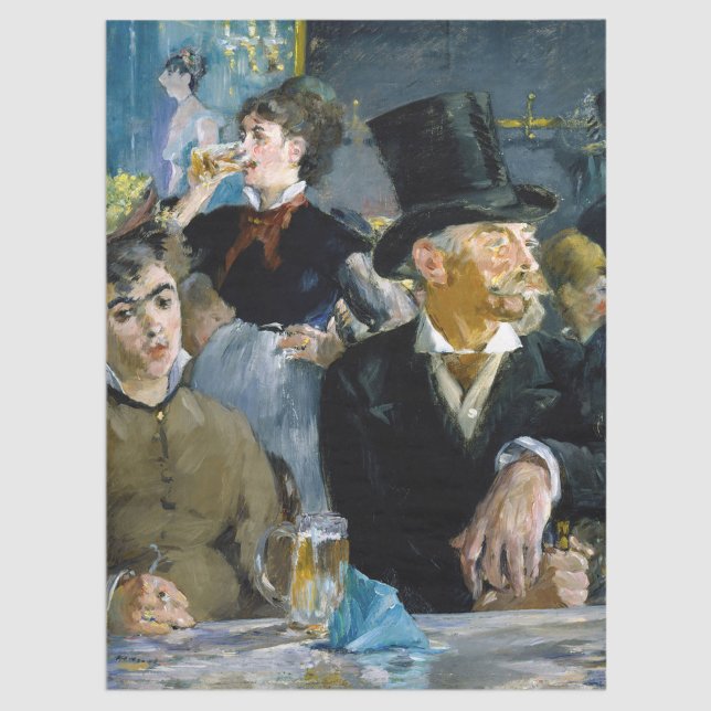 Edouard Manet - Im Café Seidenpapier (Von Creator hochgeladen)