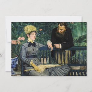 Edouard Manet - Im Gewächshaus Einladung