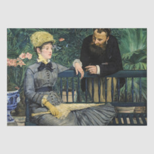 Edouard Manet - Im Gewächshaus Seidenpapier