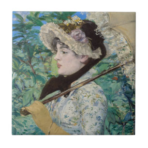 Edouard Manet - Jeanne / Frühling Fliese