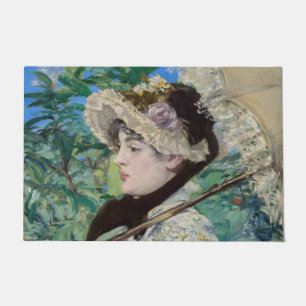 Edouard Manet - Jeanne / Frühling Fußmatte