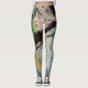 Edouard Manet - Jeanne / Frühling Leggings