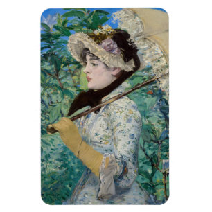 Edouard Manet - Jeanne / Frühling Magnet