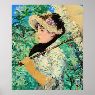 Edouard Manet - Jeanne Frühling Poster