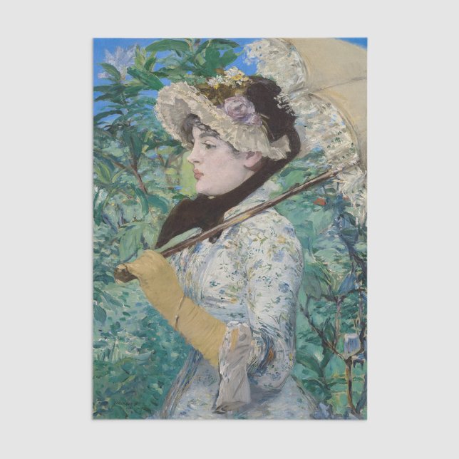 Edouard Manet - Jeanne / Frühling Seidenpapier (Von Creator hochgeladen)