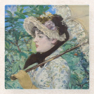 Edouard Manet - Jeanne / Spring Glasuntersetzer