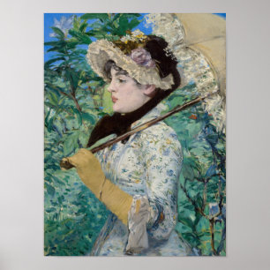 Edouard Manet - Jeanne / Spring Poster