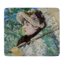 Edouard Manet - Jeanne / Spring Schneidebrett
