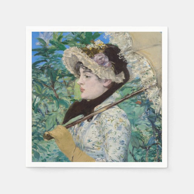 Edouard Manet - Jeanne / Spring Serviette (Vorderseite)