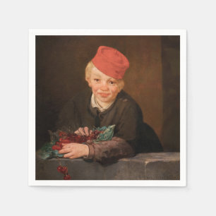 Edouard Manet - Junge mit Kirschen Serviette