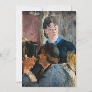 Edouard Manet - Kellnerin Servierbier Einladung