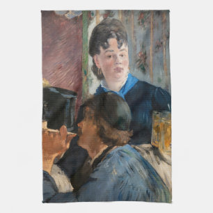 Edouard Manet - Kellnerin serviert Bier Geschirrtuch