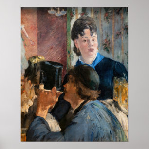 Edouard Manet - Kellnerin serviert Bier Poster