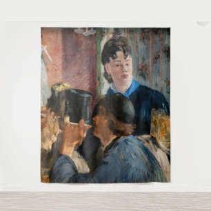 Edouard Manet - Kellnerin serviert Bier Wandteppich