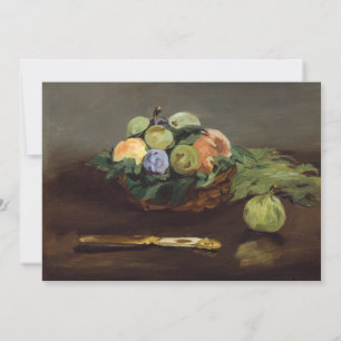 Edouard Manet - Korb mit Früchten Einladung